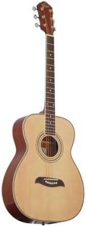Oscar Schmidt OF2-A Folk Acoustic Guitar. Natural Spruce