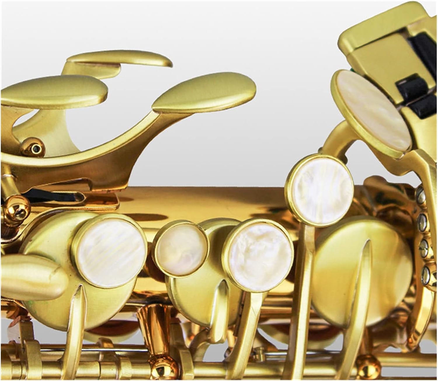 Alto EB Tune Saxophone Plated Gold Key Super Professional Sax Mouthpiece Gift Alto Saxophone Student Saxophone