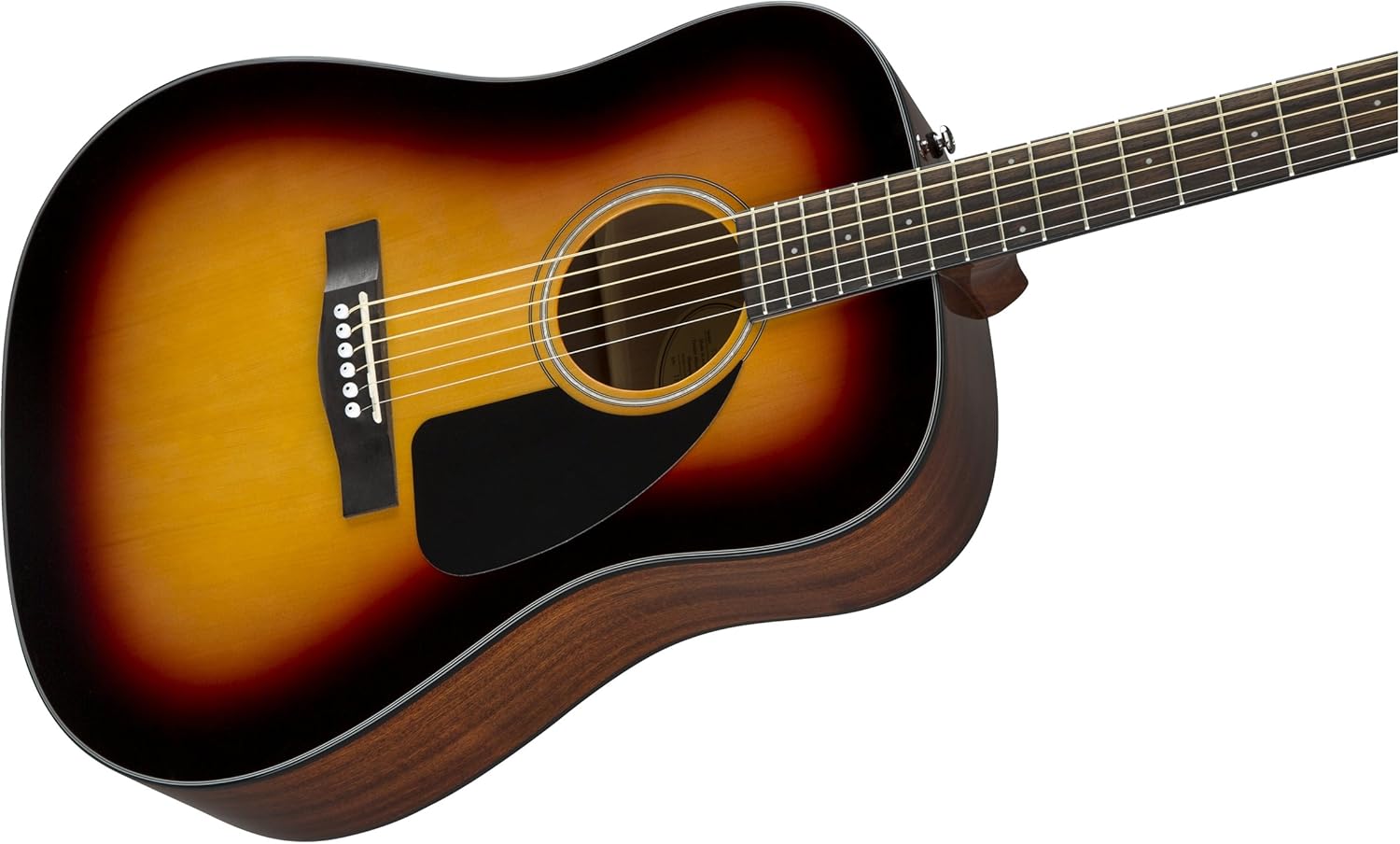 Fender Beginner Acoustic Guitar CD-60 - Sunburst - Dreadnought - With Case