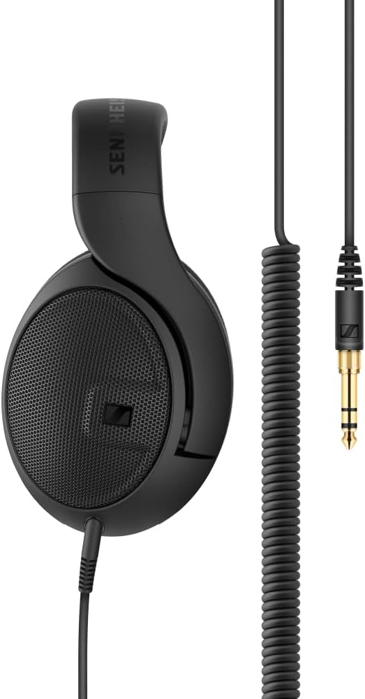Sennheiser HD 400 PRO Open Back Dynamic Headphones for Studio, Mixing, Video, Audio Production, Twitch, High Definition music listening, removable 1/8” cable w ¼” adaptor,Black