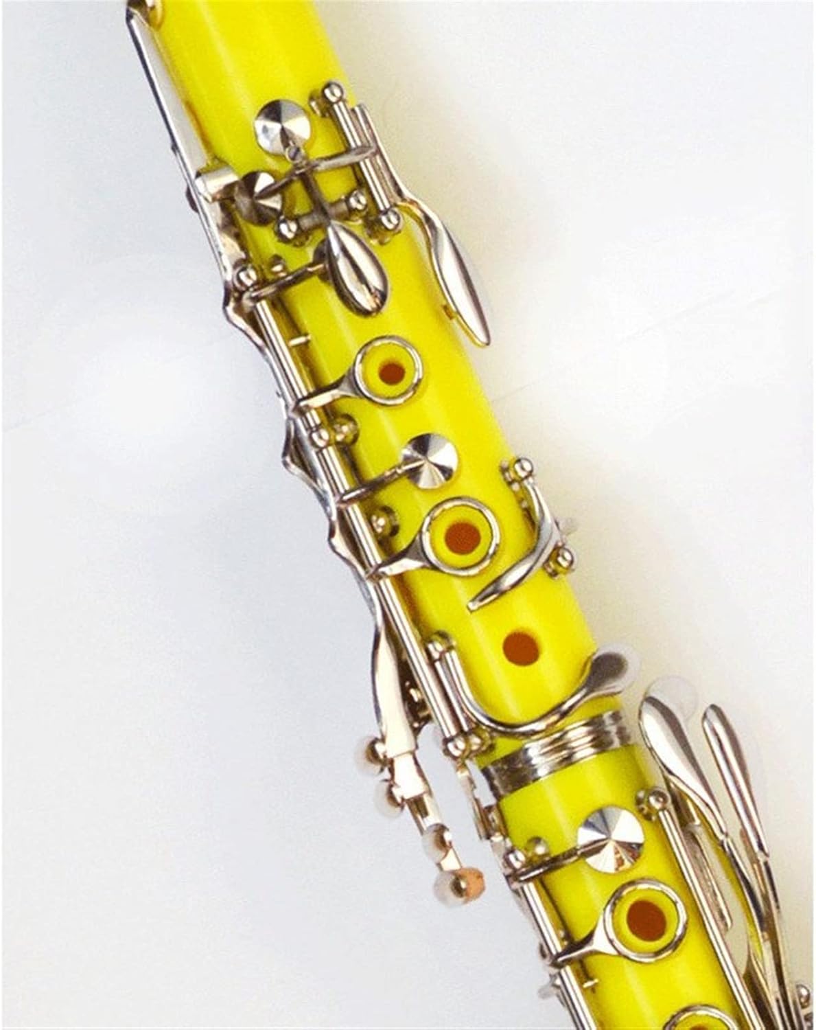 Professional Clarinet Clarinet B Flat Clarinet Color Wind Instrument Clarinet Clarinet Kit (Color : Yellow)