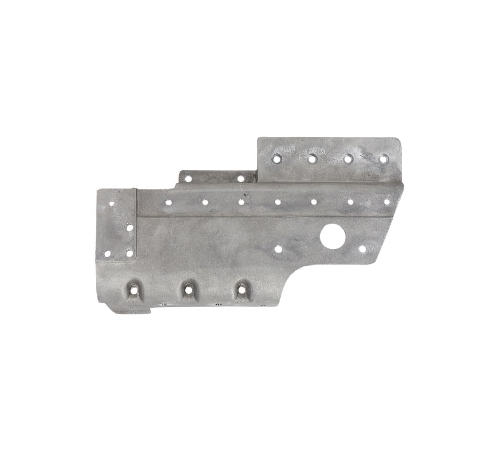 Mytee Products Truck Hood Corner Gusset, Front, Passenger (RH) Side, Silver, Fits Peterbilt Models Replaces 13-04190R, M75131, PTR1304190R OEM