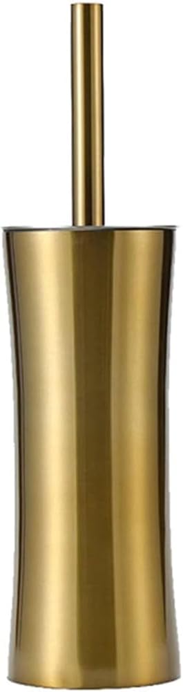 Gold Toilet Brush and Holder Compact Bathroom Cleaning Brush Kit Bathroom Cleaning Accessories Toilet Bowl Scrubber