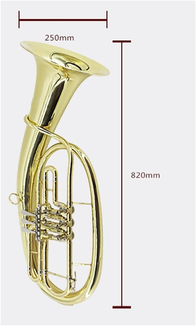 The Flat Three Key Euphonium Is Suitable For Professional Beginners Euphonium All-brass Instrument