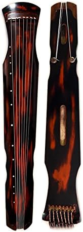 OrientalMusicSanctuary Vermillion Lacquered Aged Paulownia Guqin for Performers