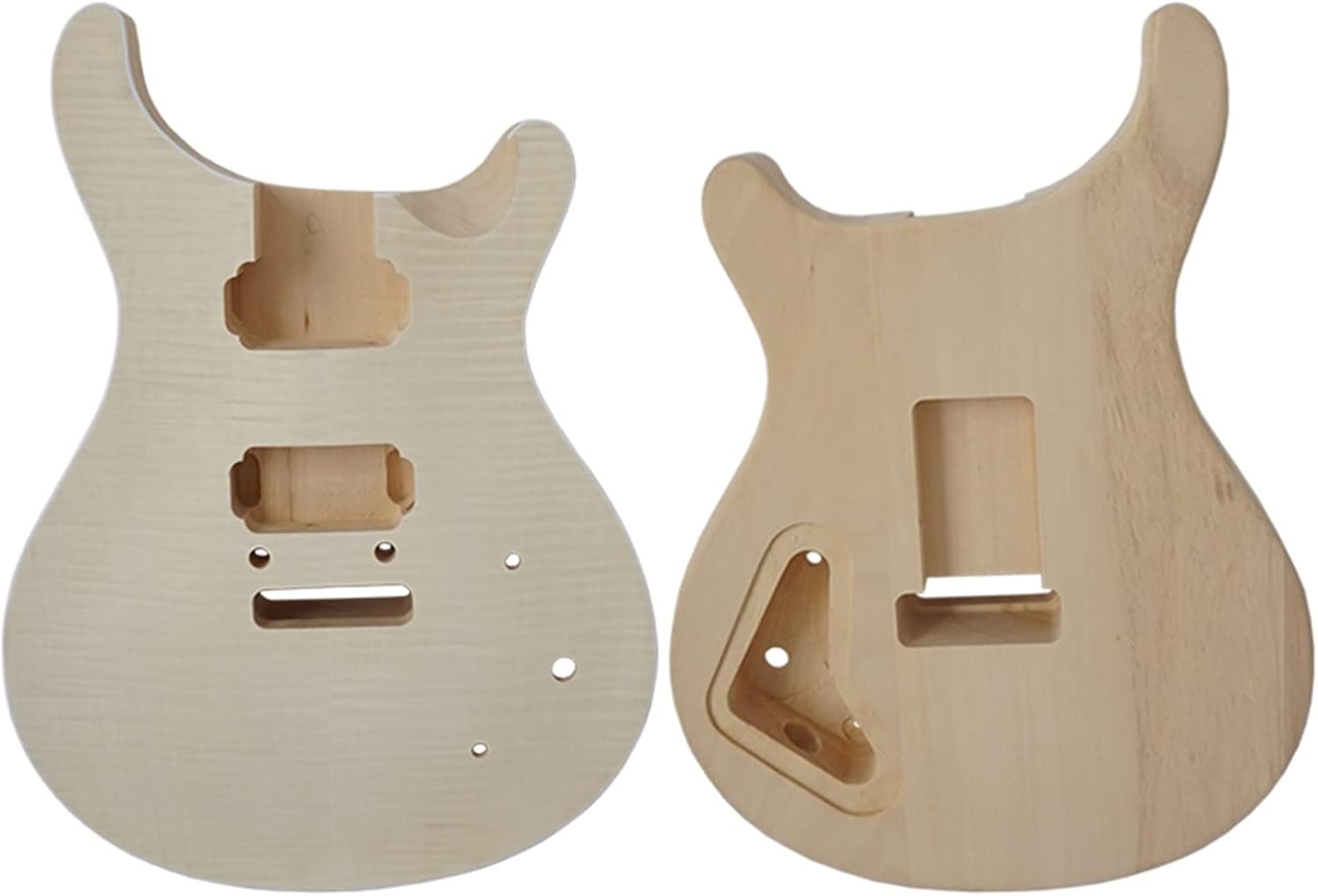 Unfinished DIY Custom Electric Guitar Kits with All Hardwares DIY Guitar Kit (Color : 2)