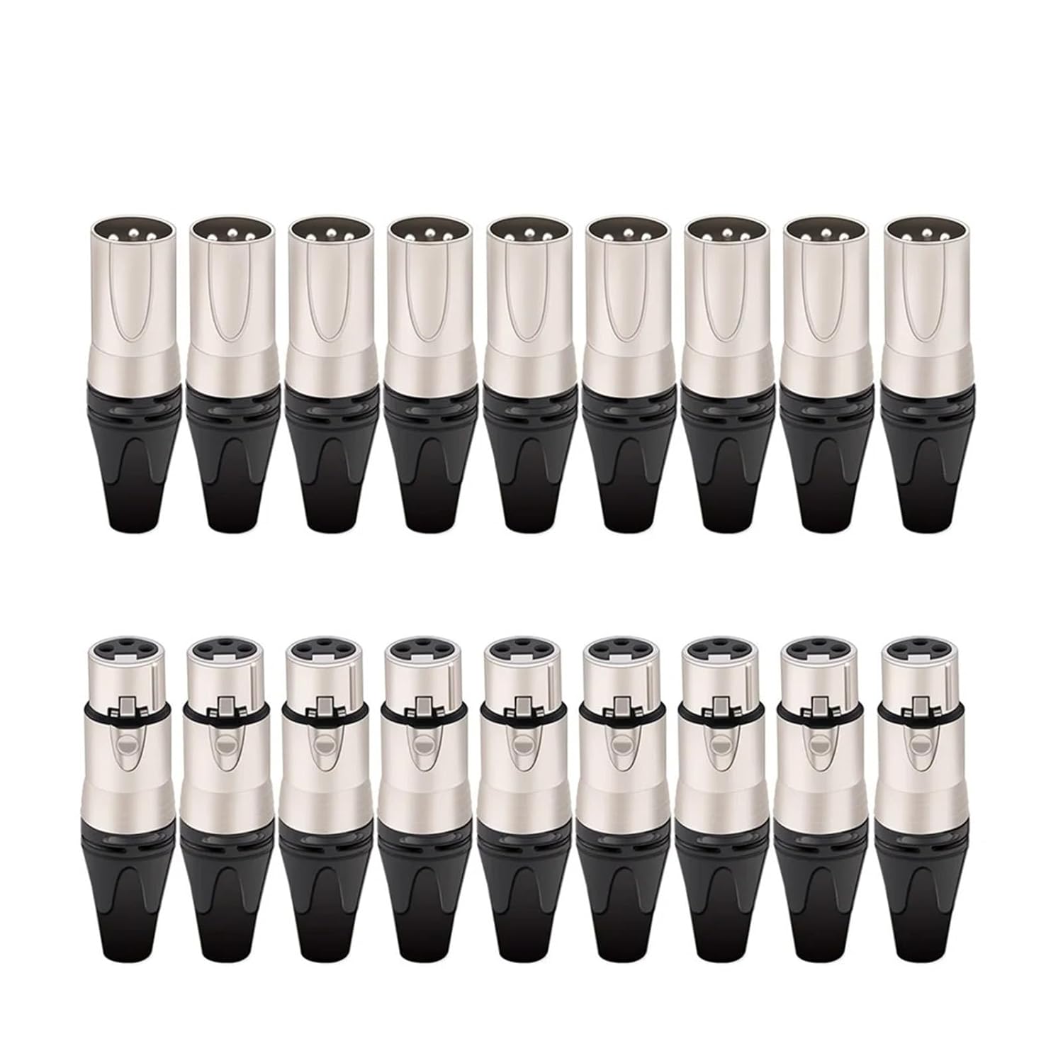 56PCS/28sets 3PIN XLR Connector Microphone Plug Male Female Adapter MIC Wire Connector 7 Colors Offer 1set M/F(28xM 28xF-SL-Red)