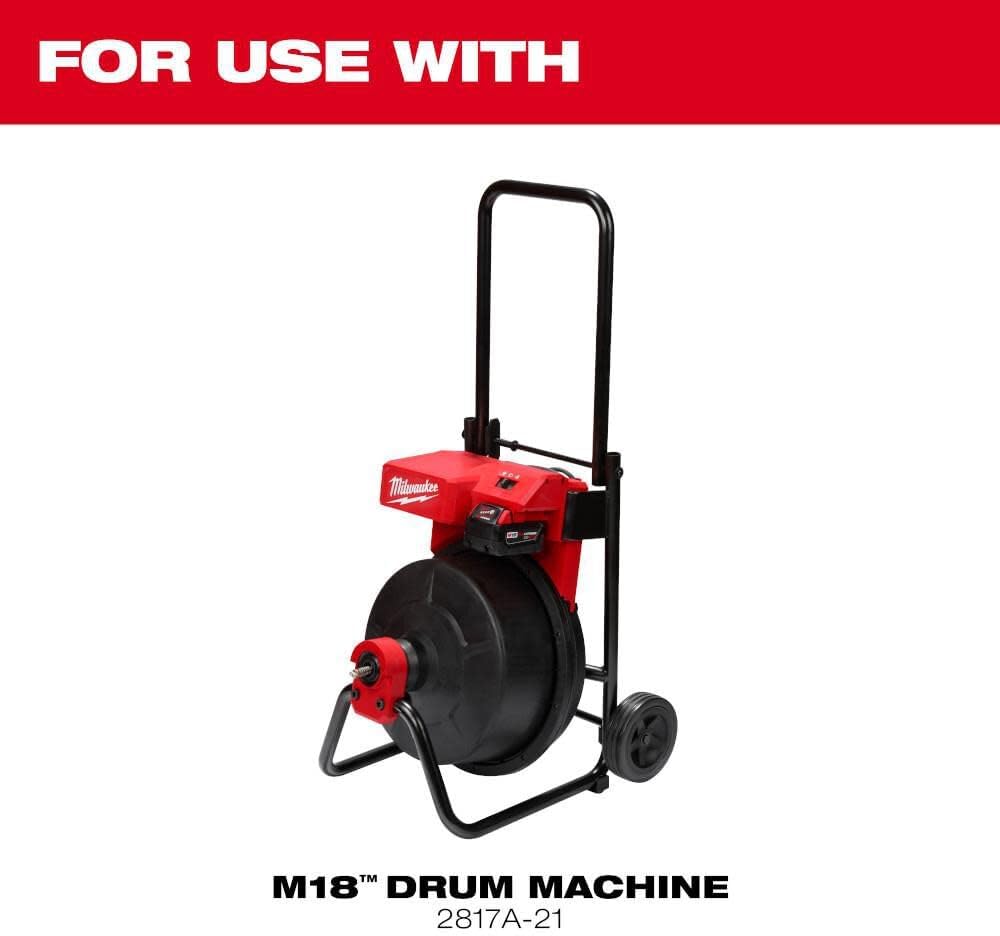 a For Milwaukee Drum with Anchor Cable for M18 Drum Machine + TPT Premium cart tecforeman
