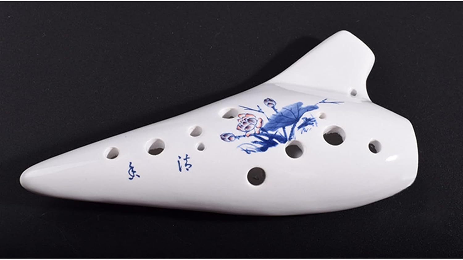 TSTS Alto C White Ocarina 12 Holes Woodwind Instrument for Beginner/Professional Performer Children Ocarina
