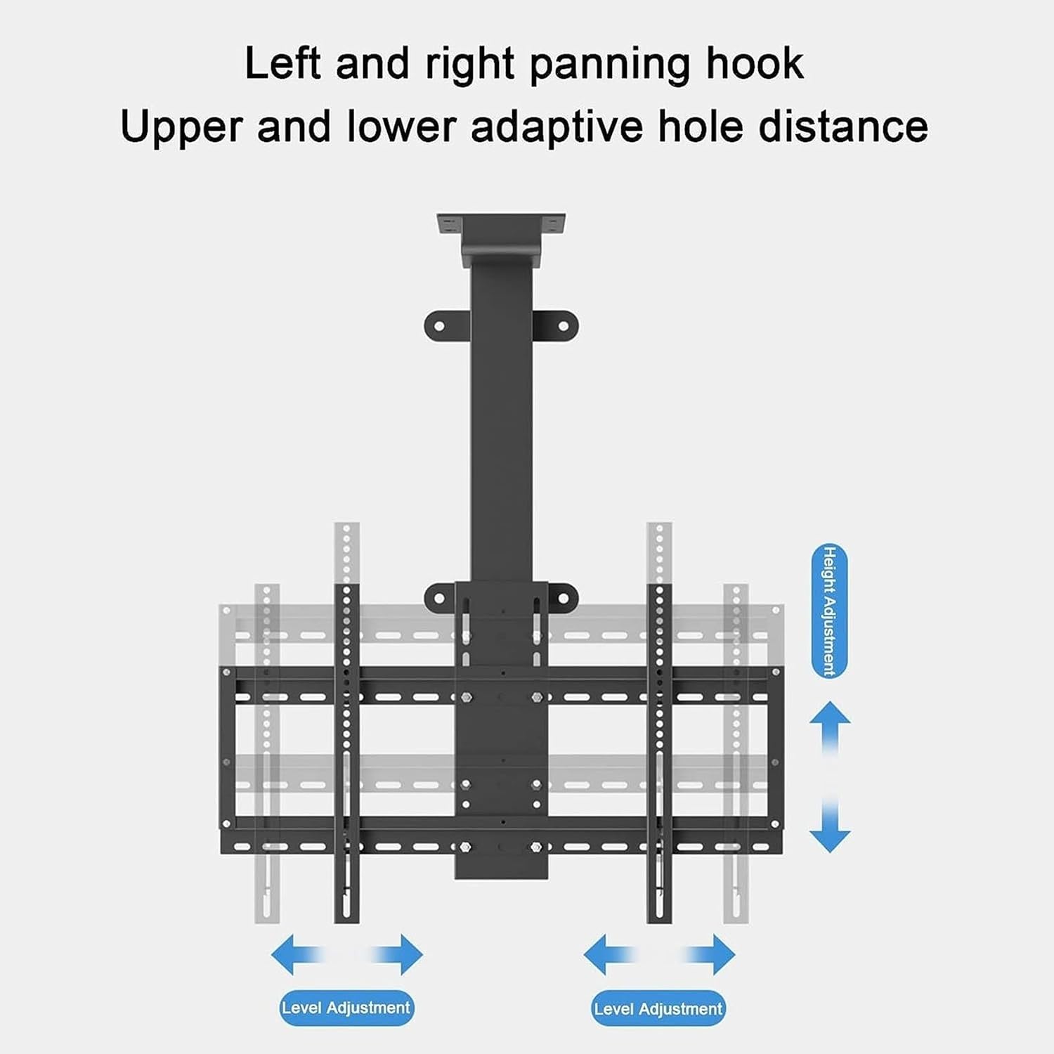 TV Wall Mount Motorized Ceiling TV Mount, Hidden Drop Down TV Lift, Fits 32-70 Inch TVs, Max VESA 600x400mm(Lifting 730-1730mm)