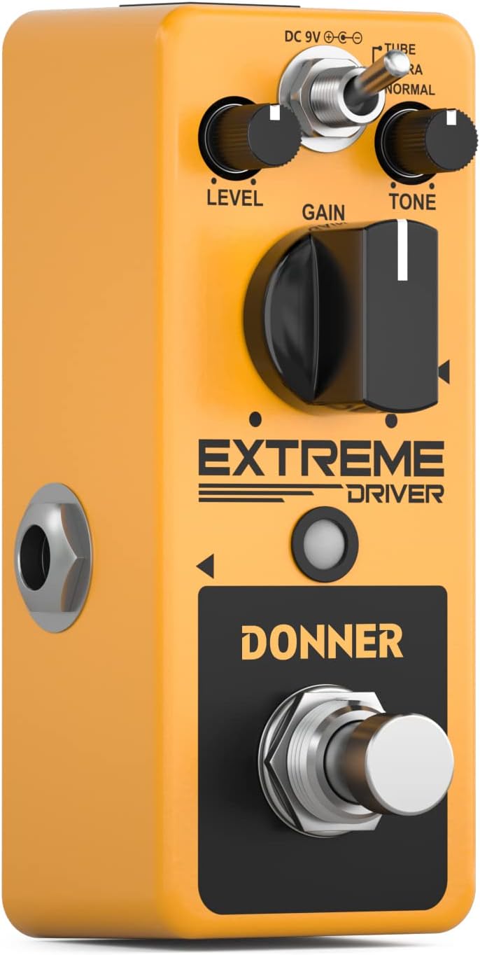 Donner 39 Inch Left-Handed Electric Guitar Kit-Distortion Guitar Pedal