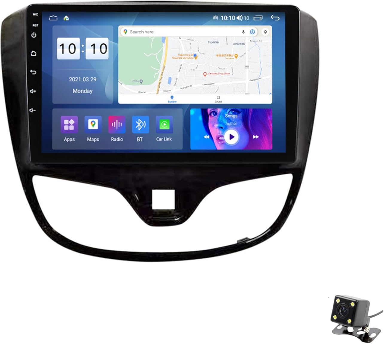 ADMLZQQ Double Din Car Stereo Multimedia with Bluetooth and 9