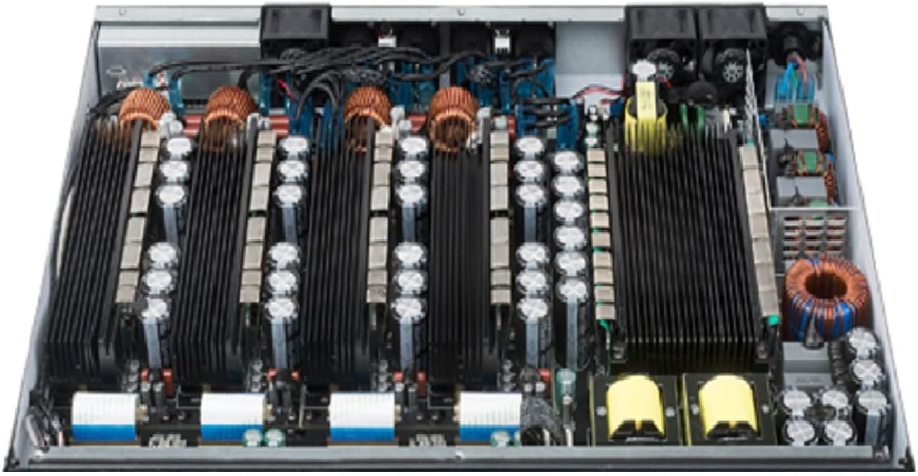 CVR Pro Audio D-2004 Professional DJ Power Amplifier Series 4760 Watts x 4 Channel 2 Ohm Stereo