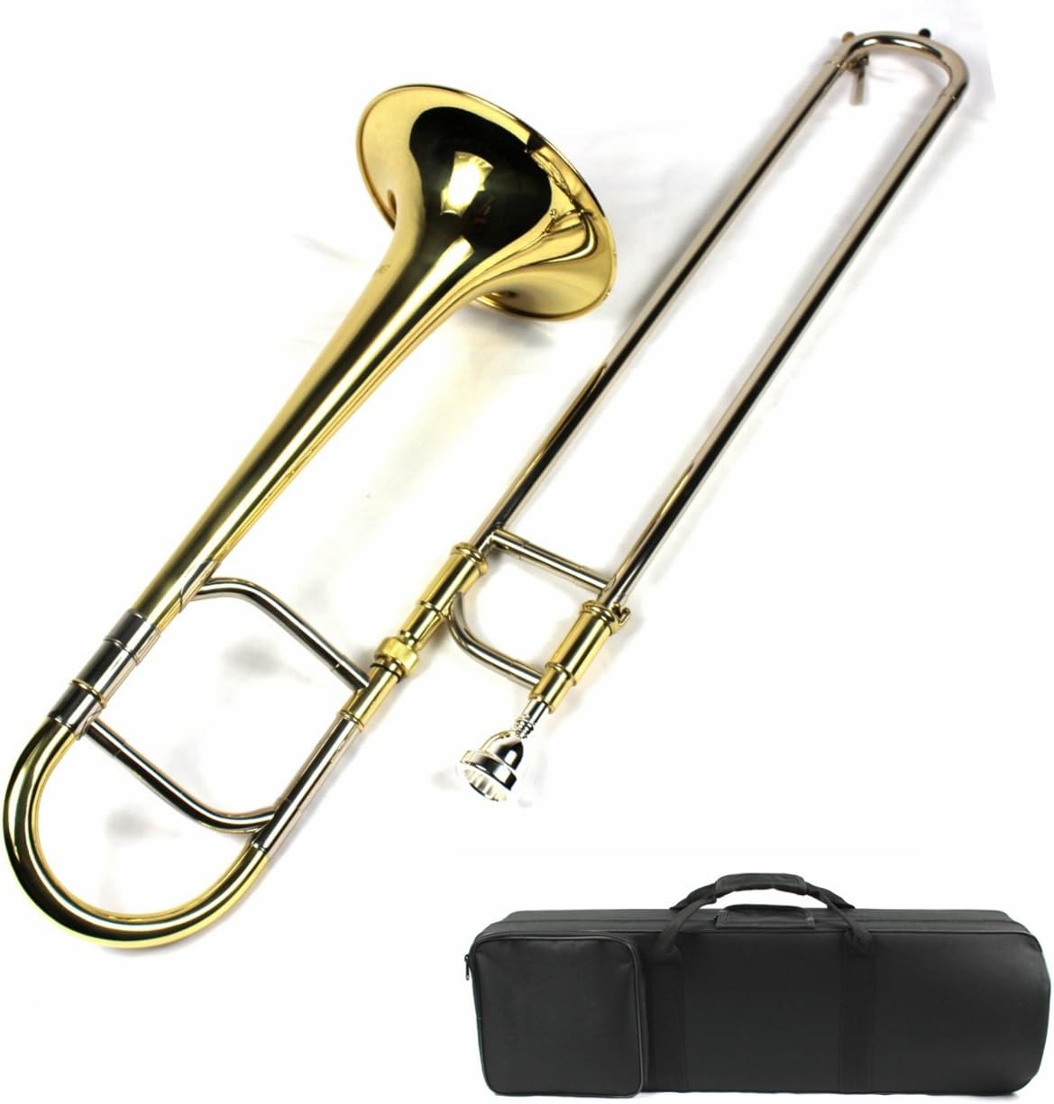 Diginex Gold Lacquer Finish Eb Alto Trombone with Case and Mouthpiece