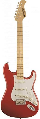 Prodipe 6 String Solid-Body Electric Guitar, Right, Fiesta Red (ST80 MA FR)