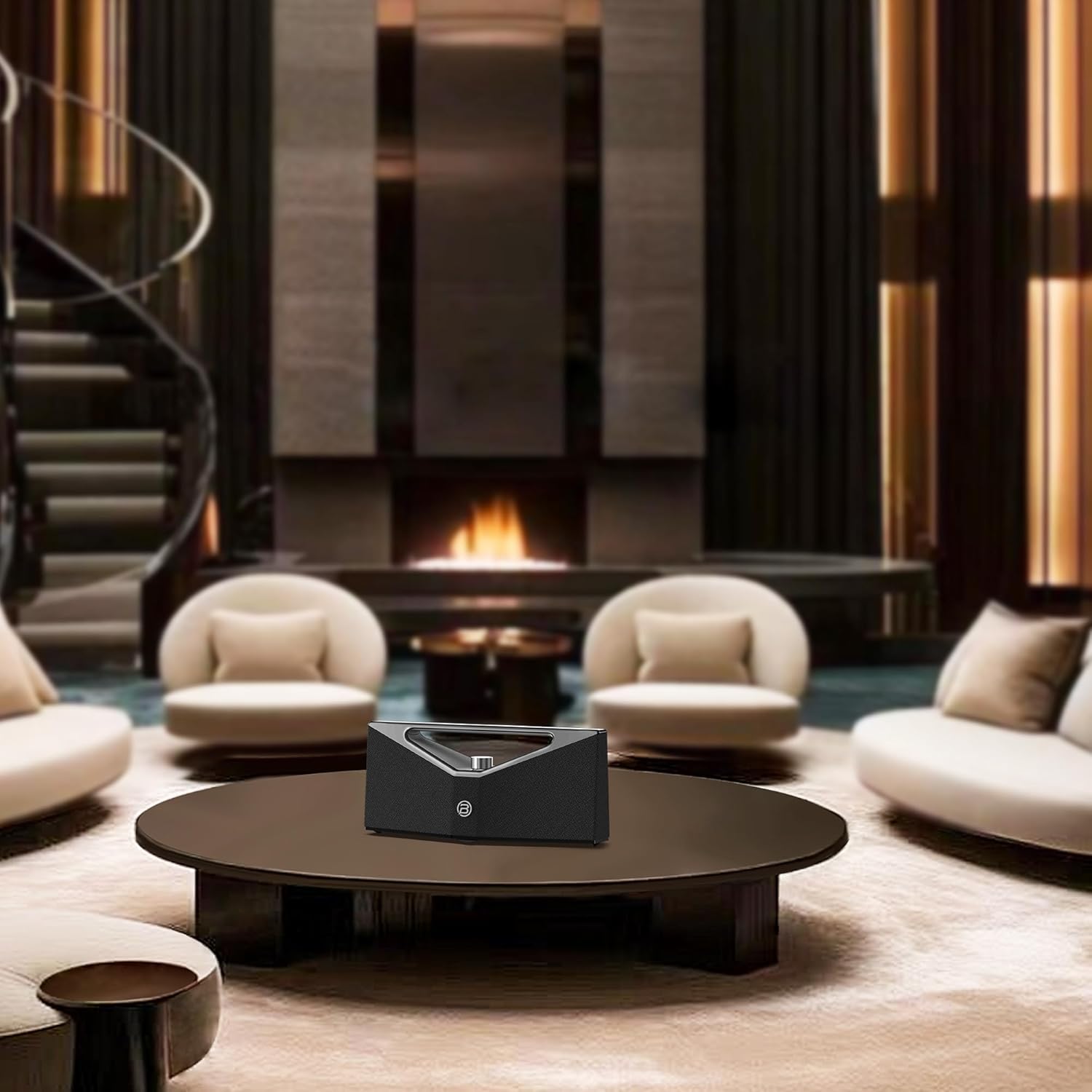 BUGANI Hi-Res Audio Bluetooth Speaker Loud 160W, Large Portable Bluetooth Speaker with Deep Bass Subwoofer, TWS Wireless Stereo, Waterproof Outdoor Party Speaker, 12H Playtime Gray