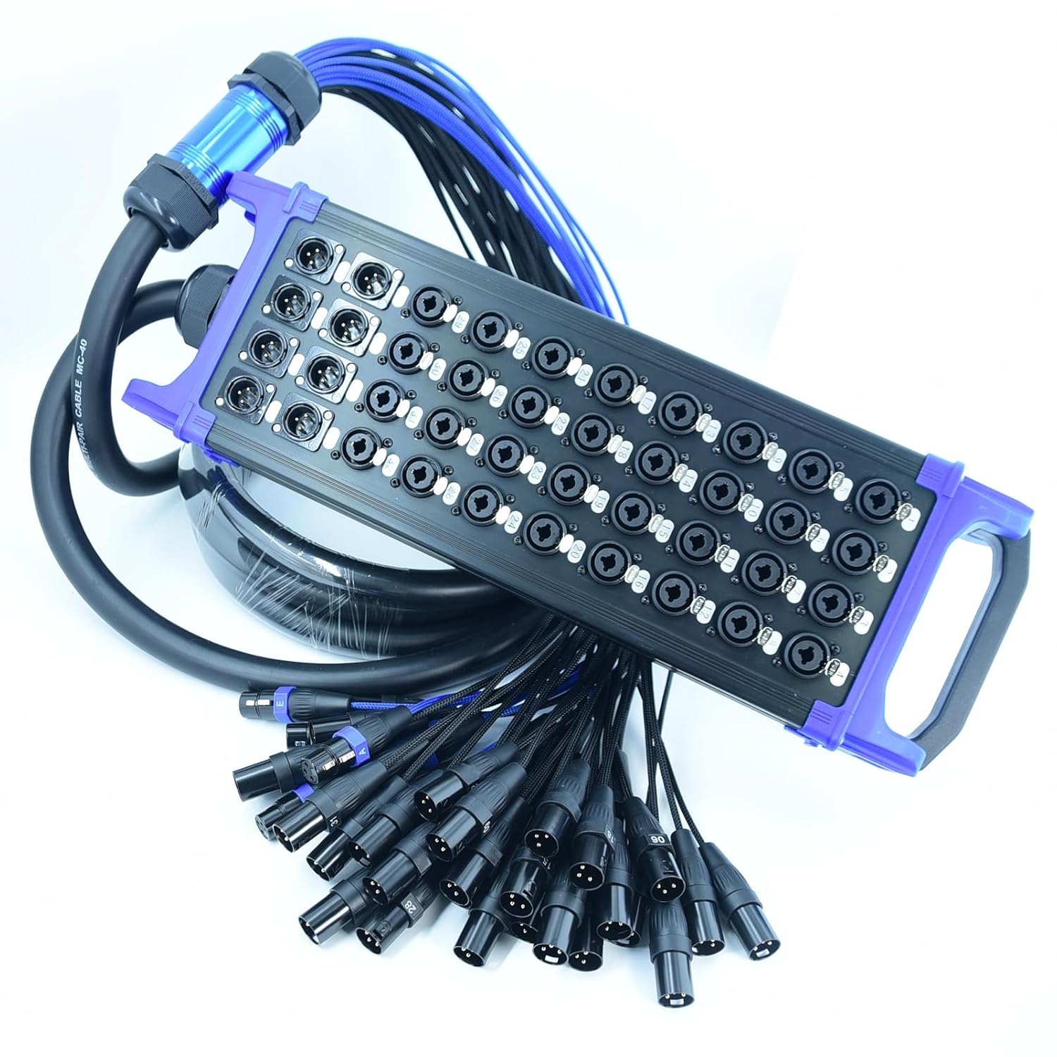 Arklove 32 Send Female 8 Return Male 40-Channel Low Profil XLR 1/4