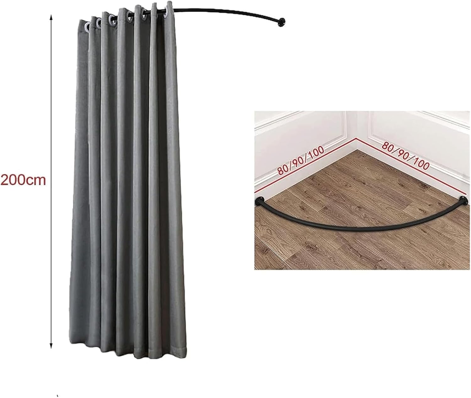 Fitting Room Metal Bracket Changing Room Corner Wall Mount Temporary Locker Room Free Move Clothing Store Fitting Room