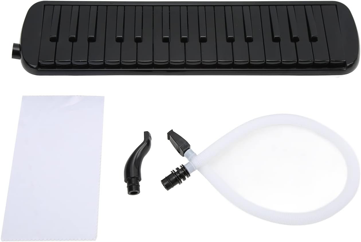 32 Keys Melodica Instrument, Professional Mouth Melodica, Lightweight Portable ABS Material with Carrying Bag, Easy to Play for Music Teaching Learning Performance