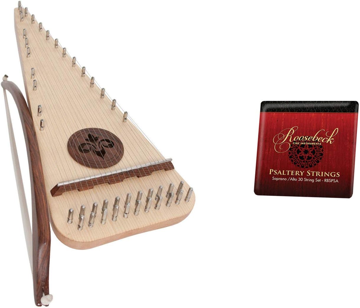 Roosebeck Soprano Round Back Psaltery, Right-Handed + Extra Strings