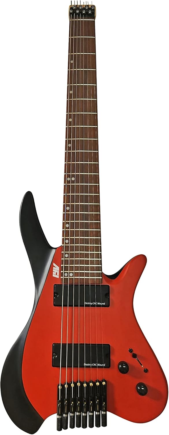 IYV - IEHL8-300 Headless 8-String, Red black