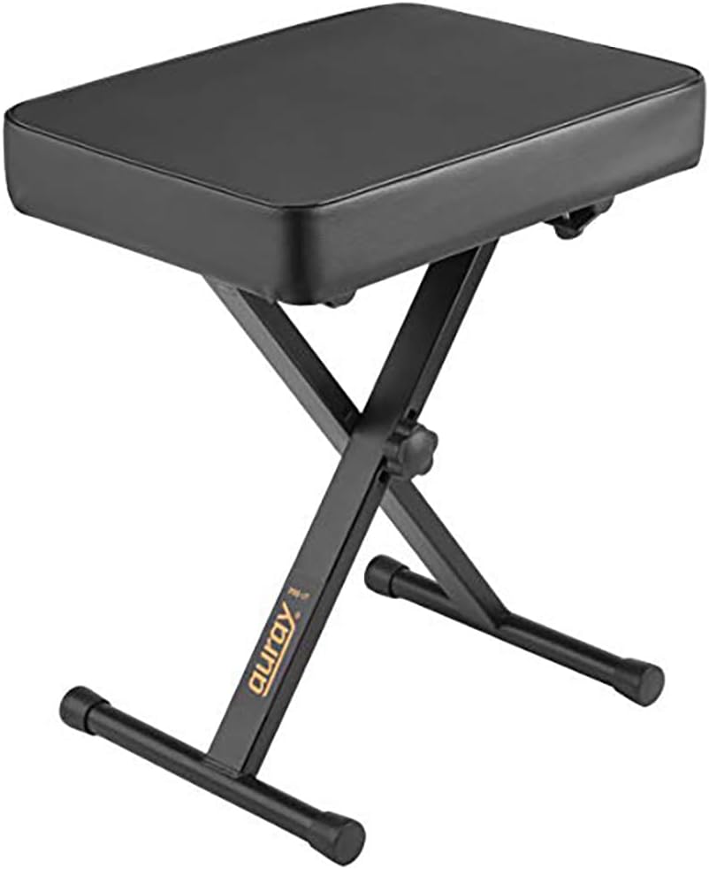 EXPRESSIVE E Osmose 61-Key Synthesizer and MPE Controller Bundle with Auray KSCL-2X Double-X Keyboard Stand, Auray PBS-17 X-Style Piano Bench, Auray FP-P1L Sustain Pedal and Kaces KKC-MD Dust Cover