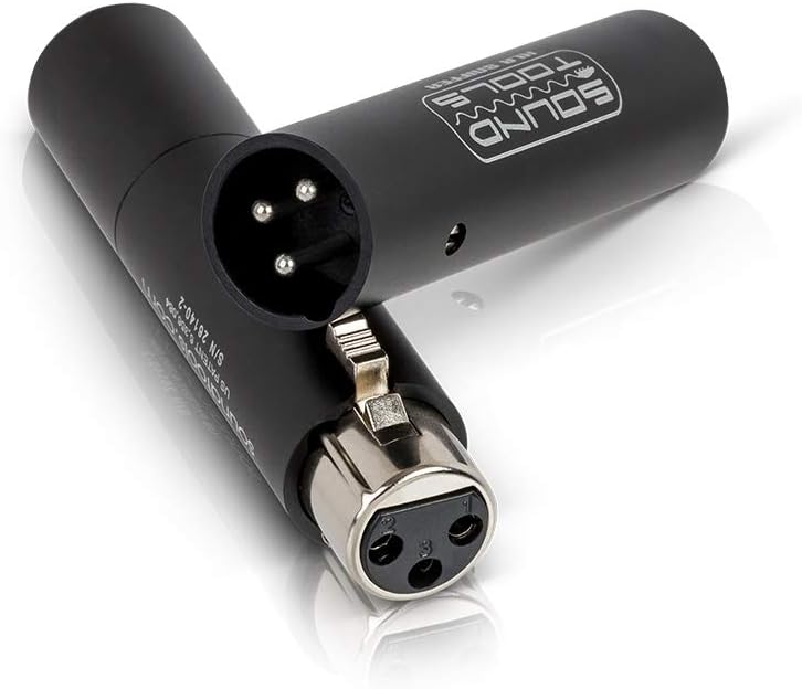 SoundTools XLR Sniffer/Sender – Remote End Cable Tester for XLR & 3-Pin DMX Cables – Fast, Reliable & Pocket-Sized Audio Cable Tester – Quick Diagnostic Tool for Stage, Studio & Live Sound