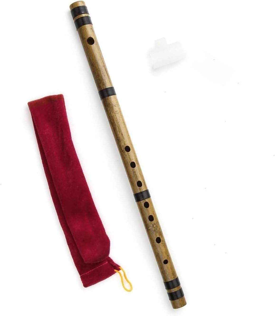 Handmade Woodwind Instrument Traditional Flute For Beginners With Mouthpiece
