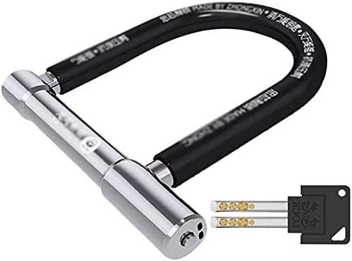 Bicycle Anti-Theft Lock Anti-Hydraulic Shear Universal, Precision Cast Stainless Steel, with 3 Keys