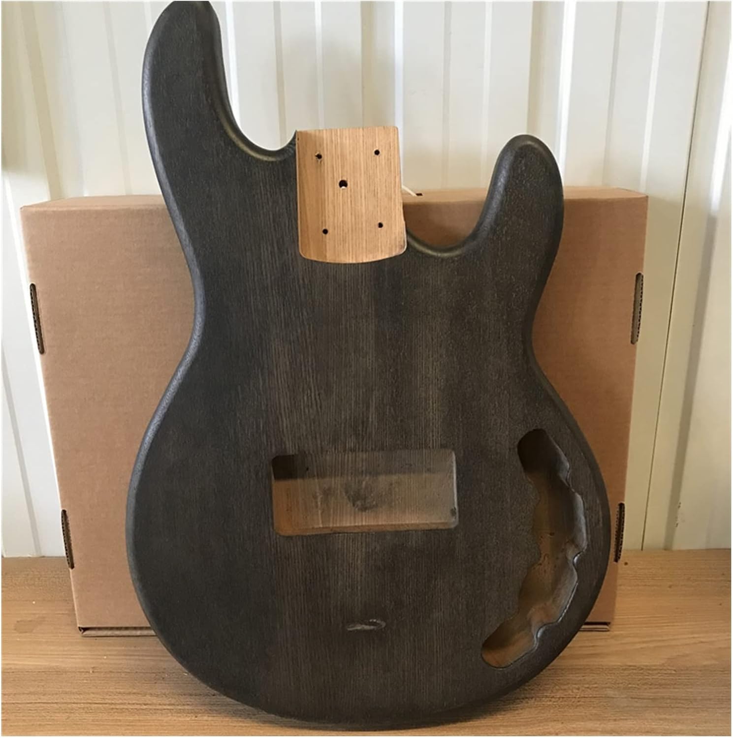 TSTS Electric Bass Guitar Body 40 Inch for ST Electric Guitar Panel Replacement Made of Wood Guitar DIY Accessory