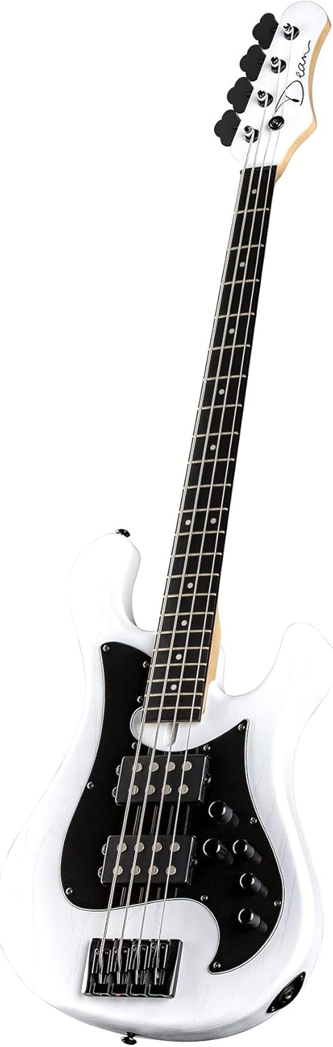 Dean Hillsboro Select White Satin 4 String Bass Guitarl, HB SEL SWH