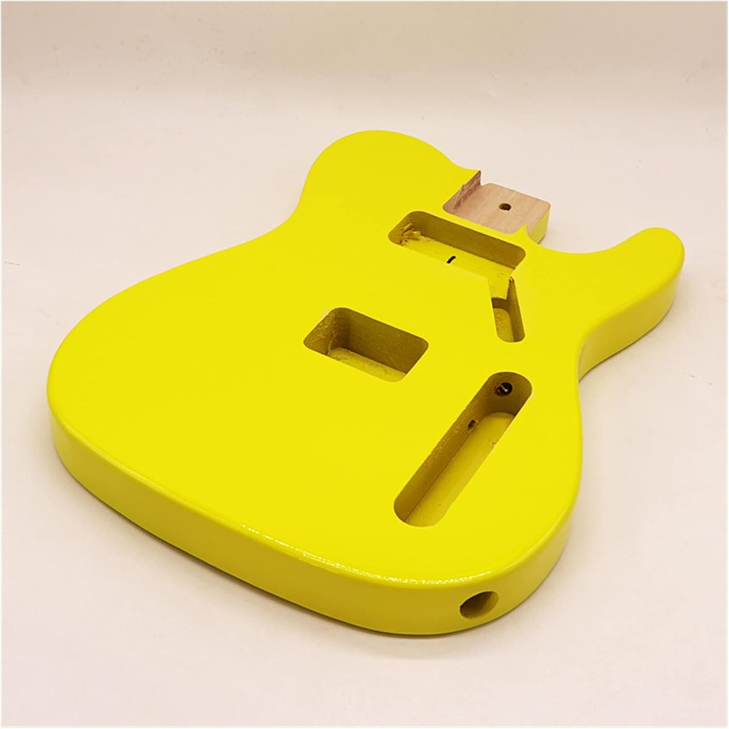 Unfinished Guitar Body Yellow Body DIY Guitar Parts Poplar Wood Guitar Body Guitar Barrel Guitar DIY Accessory