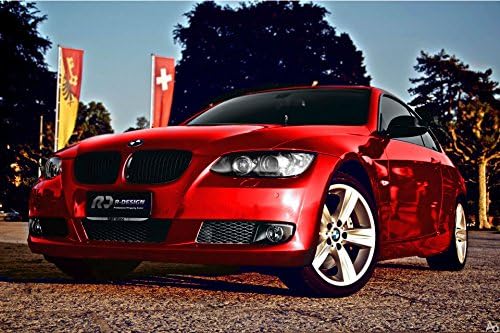 VViViD Red Chrome Car Wrap Vinyl 30ft x 5ft with Air-Free Channels and Ready to Use Adhesive DIY