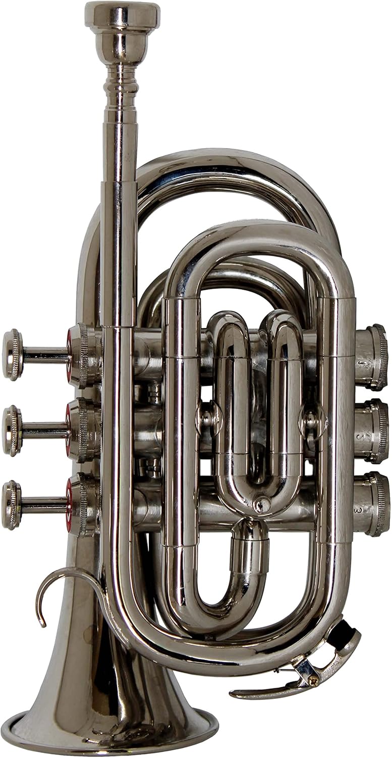 SHREYAS POCKET TRUMPET B-FLAT NICKEL