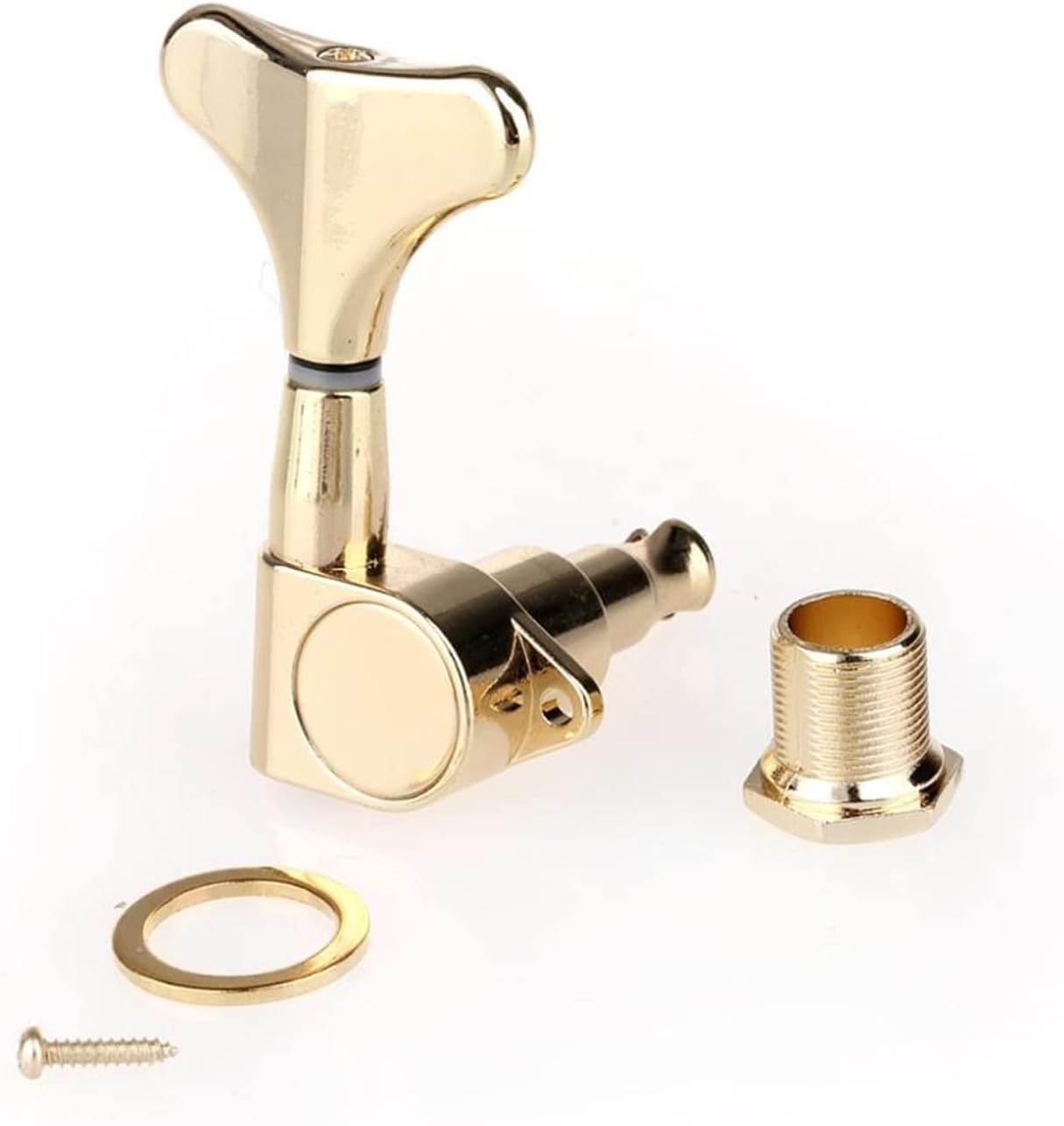 for 4 String Precision Bass 4 in Line Sealed Electric Bass Tuners Machine Heads Tuning Keys Pegs Set Guitar Machine Head Tuners