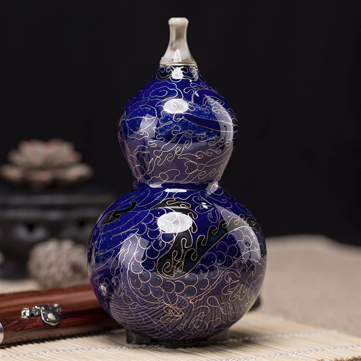 FLFL Hulusi C Key Hulusi Handmade Flute Ethnic Musical Woodwind Instrument (Color : Bb Key)