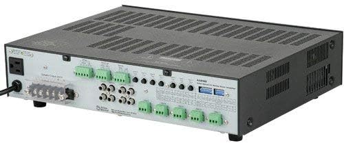 Atlas Sound AA240 Mixer Amplifier 240 Watt 6 Channel Bridge IN OUT Circuit 5 Mic Line Input