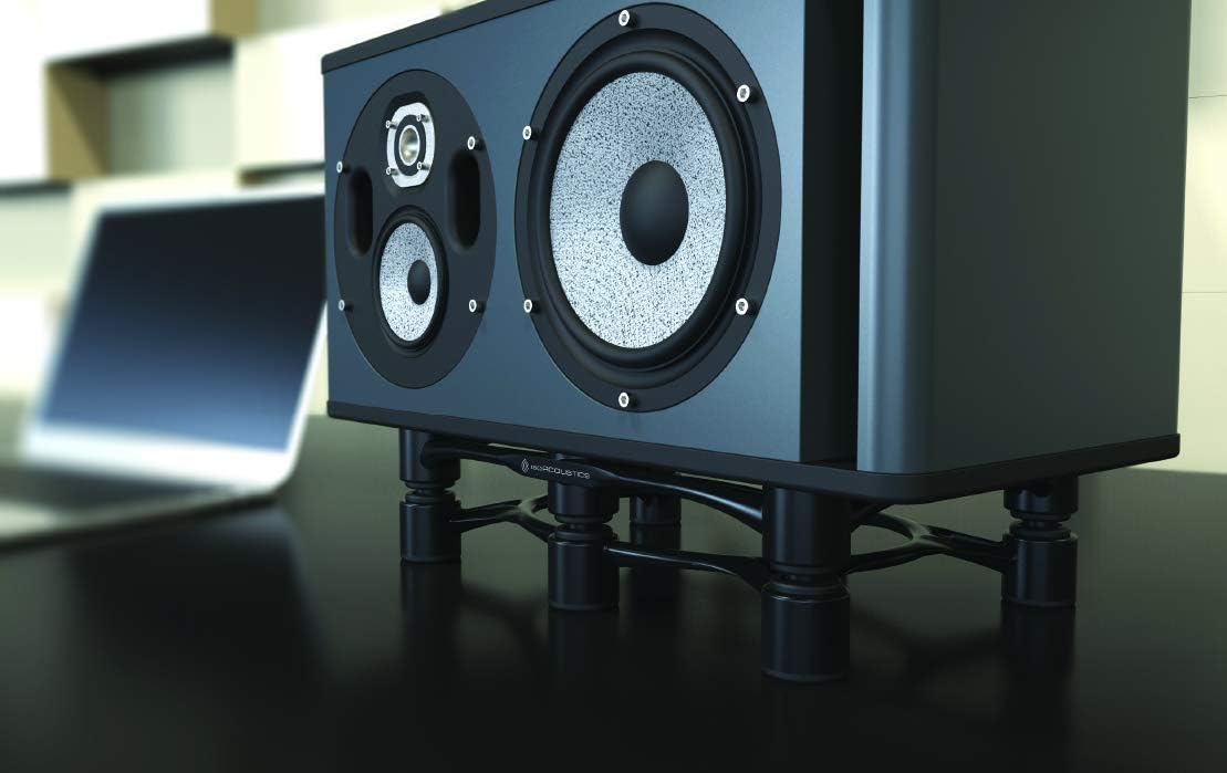 IsoAcoustics Aperta Series Isolation Speaker Stands with Tilt Adjustment: Aperta300 (11.8