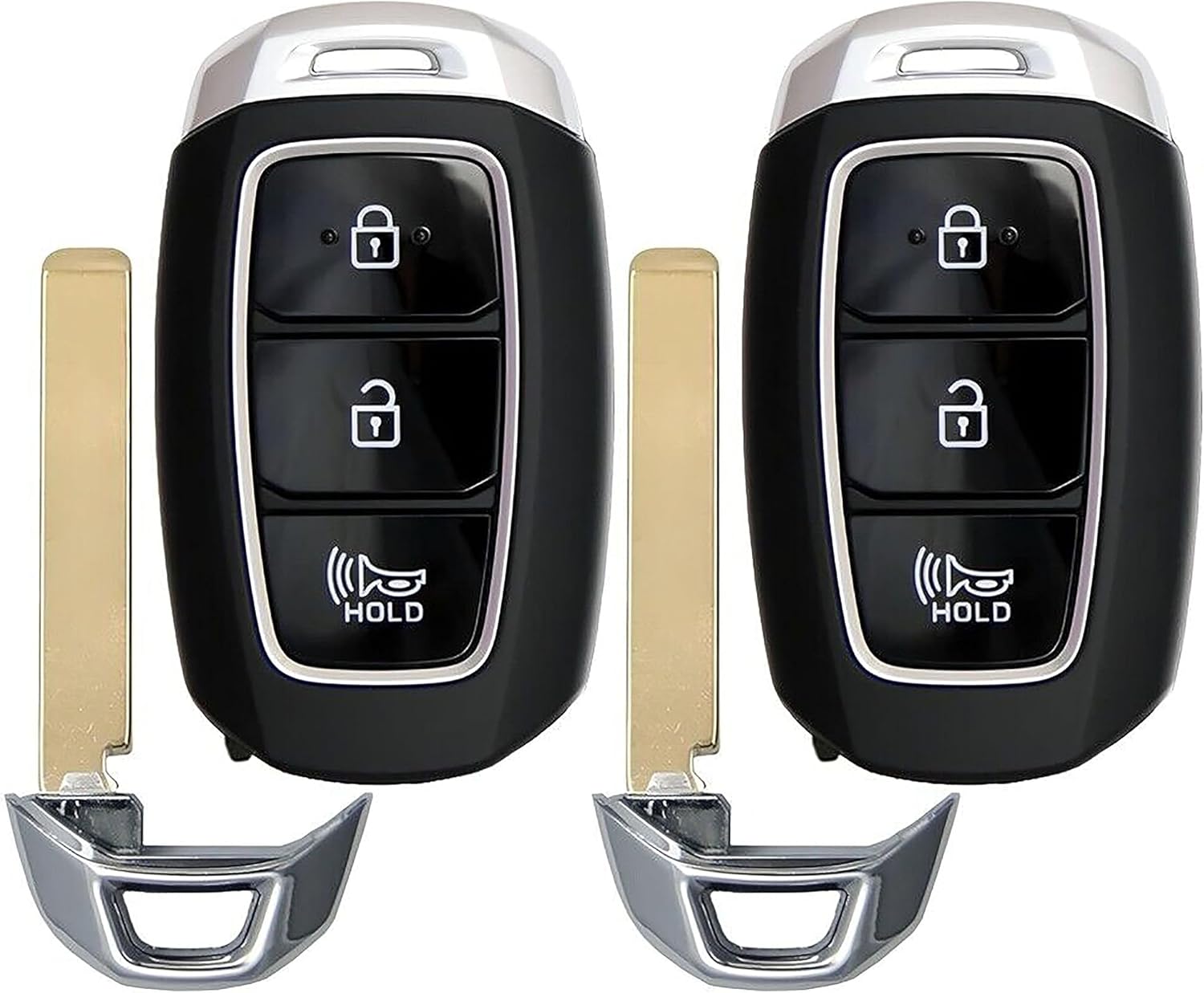 2X New Replacement Proxy Key Fob Remote Compatible with & Fit for 2020 Hyundai Santa Fe 95440-S2200 - MPN TQ8-FOB-4F30-01