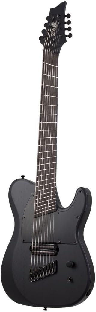 Schecter PT-8 MS Black Ops 8-string Electric Guitar - Black