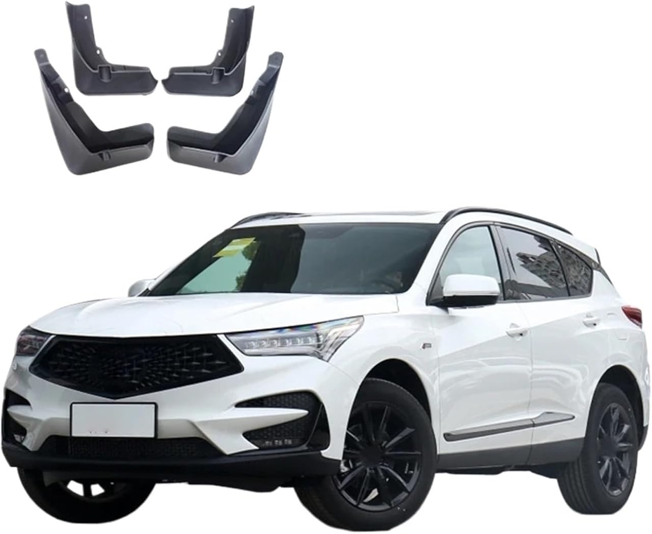 Mudguard Compatible For Acura RDX 2019-2023 Front Rear 4pcs Mudflaps Mudguards Car Accessories Auto Styline Splash Guard Fender Mud Flap