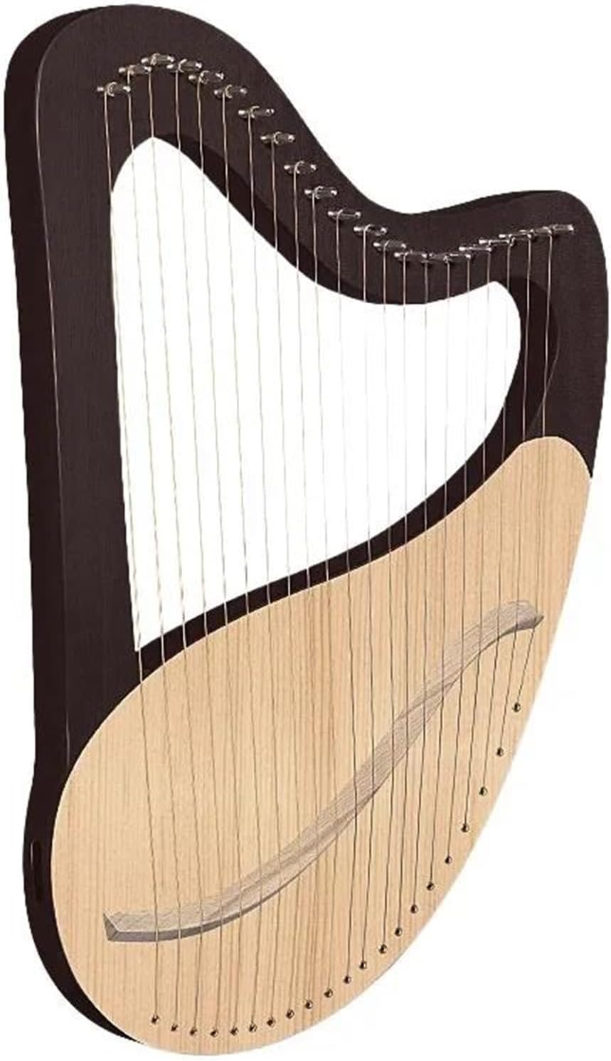 Lyre Harp Set Harp 21 String Music Mahogany Wood Harp Triangle Musical Instrument Gift For Music Lovers