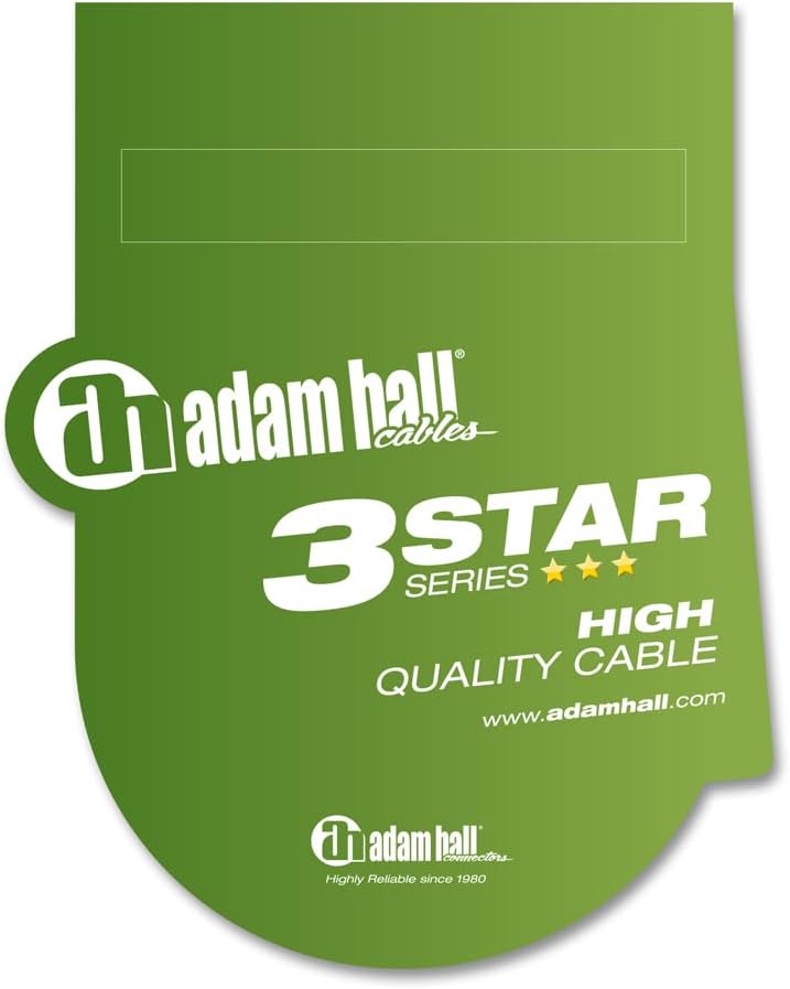 Adam Hall Cables 3 Star Loom 8 MV 0500 Studio Loom Cable | Adam Hall® 8 XLR Male x 8 Jack TRS | 5 m / 15 Ft