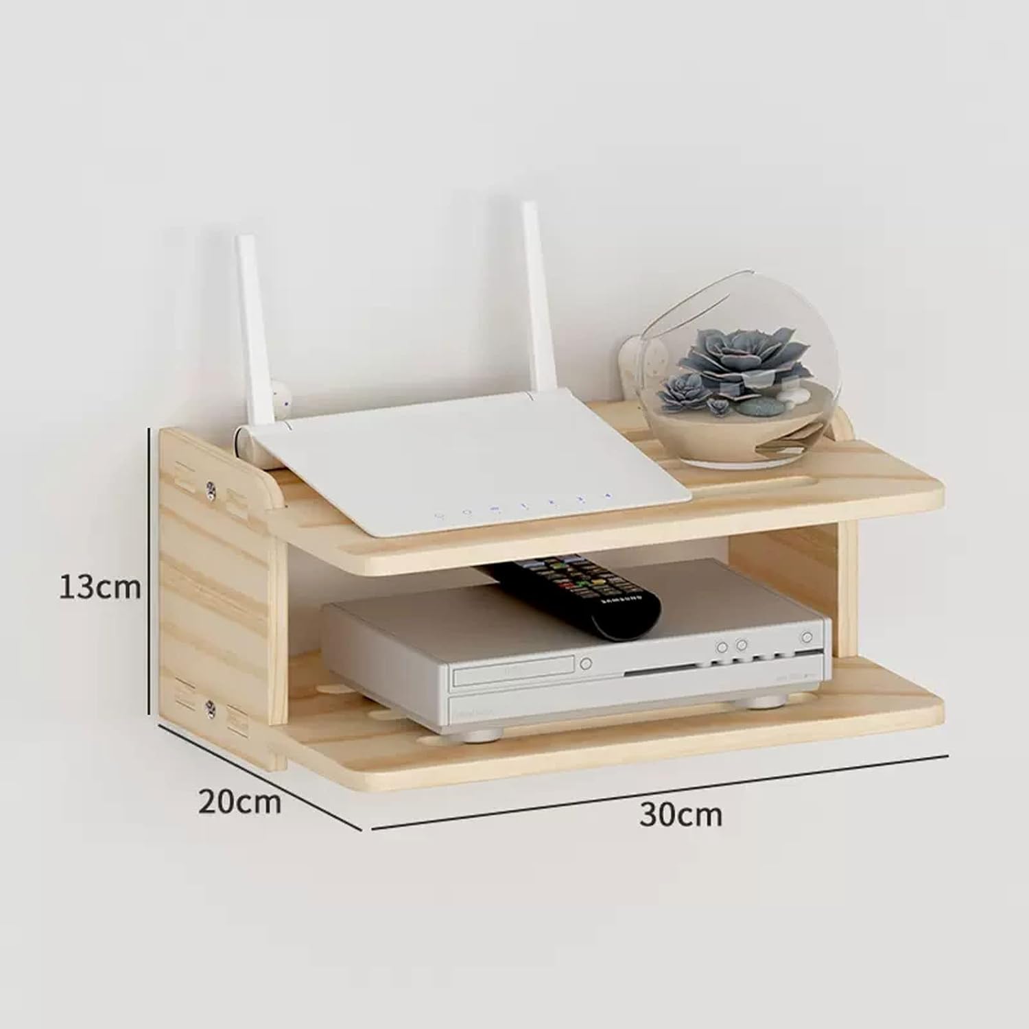 Wall Mounted TV Shelf Wall Shelf Floating Shelf TV Stand Media Console Unit Entertainment Centre Bedroom Living Room Office Storage Shelf TV Bracket Display Shelf Wall Mount Corner Shelves