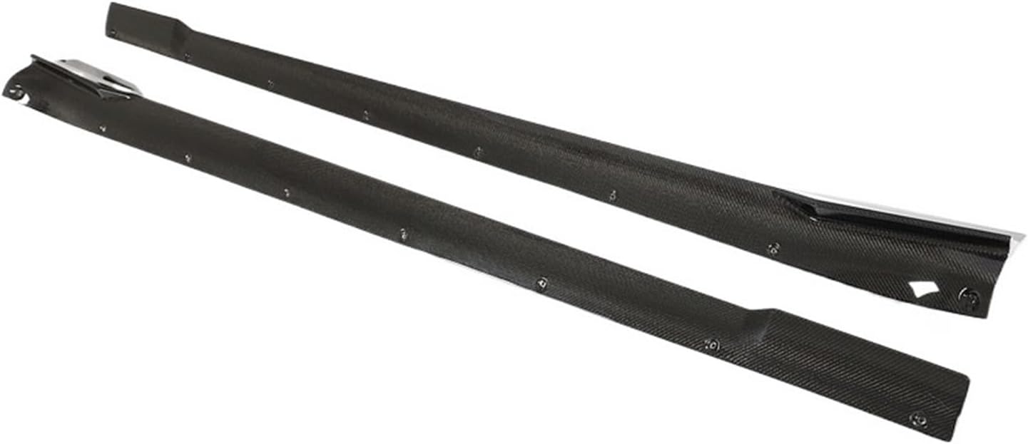 Carbon Fiber Auto Car Side Skirts Extensions，Compatible for Tesla Model S Sedan 4-Door 2021-2023 Side Skirts Protector Accessories