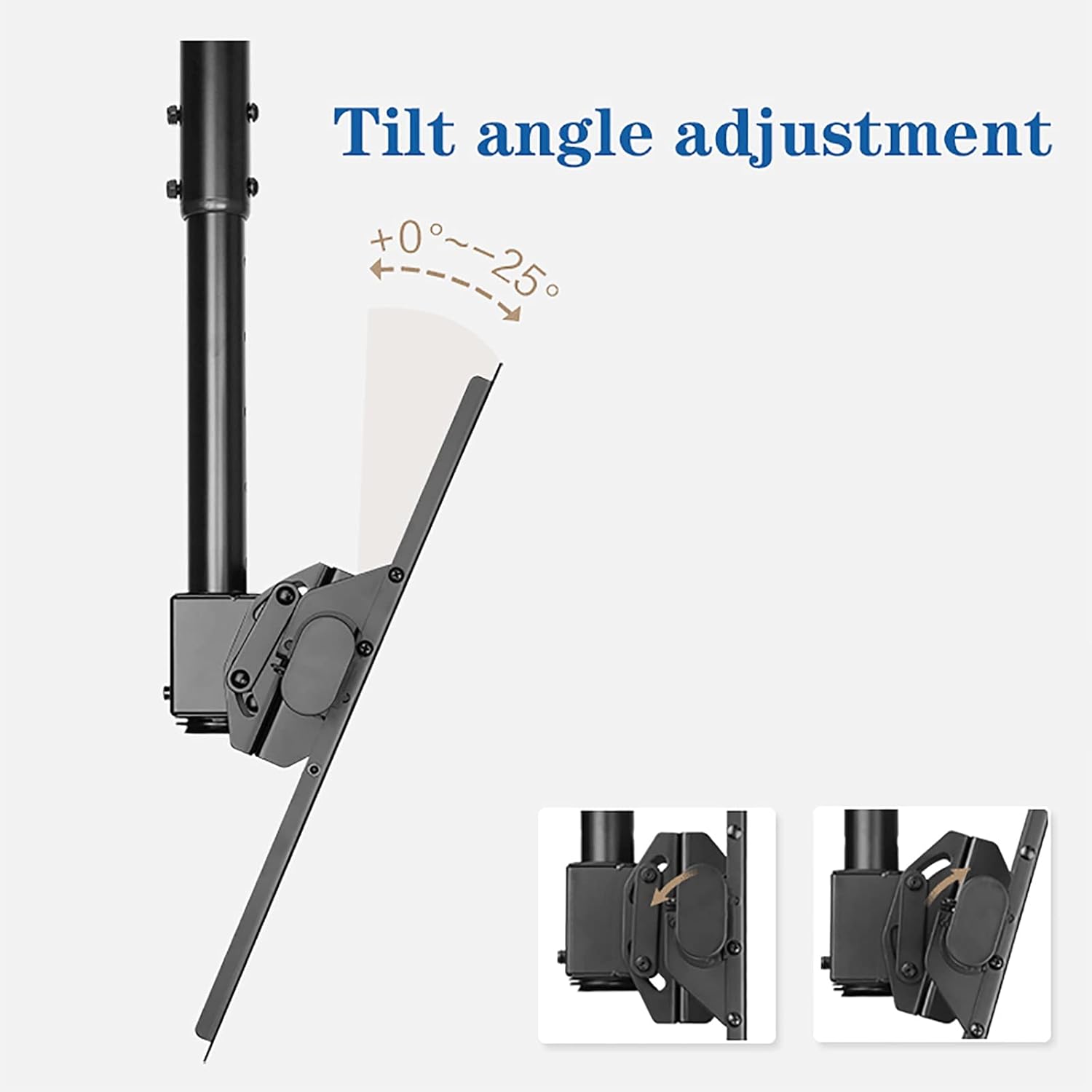tv Wall Mount TV Ceiling Mount, 360° Rotation Swivel Tilt Full Motion Bracket, Fits 32-72/37-80 Inch Flat Screen, Max Loading Up to 110 Lbs (Size : 32-70inch) (37)