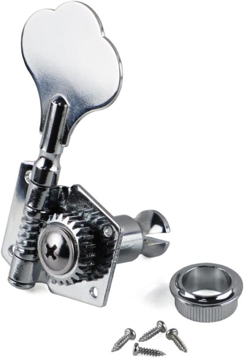 4PCS Open 4R Electric Bass Tuners Machine Heads Tuning Keys Pegs for Bass 4 Strings Guitar Machine Head Tuners