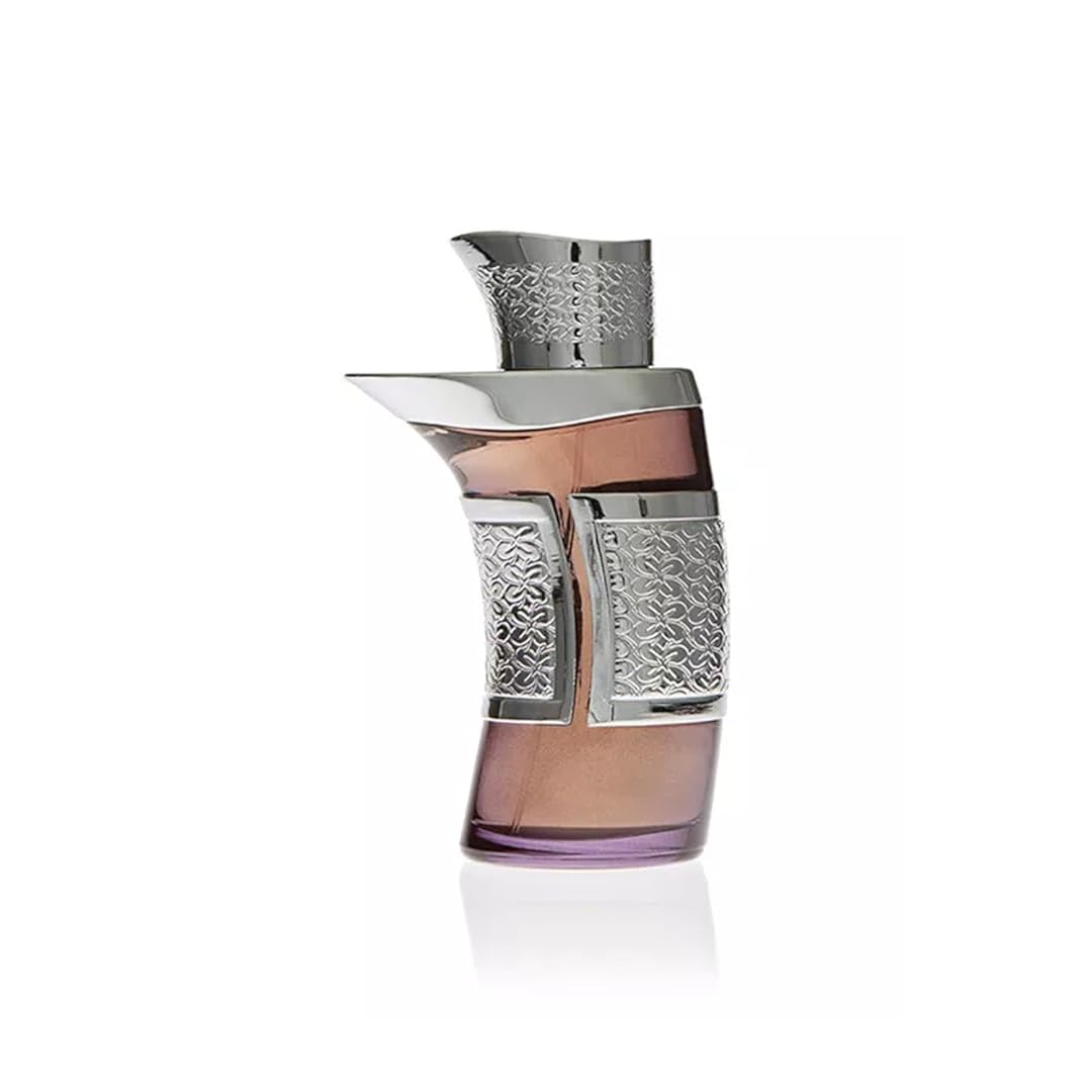 Arabian Oud Arabian Legend silver 100 ml 3.4 Oz Fragrance for Men | Eau de Parfum | blackberry, saffron, citrus, oud, sandalwood, cedarwood and musk | Smoked and Fresh Scent.