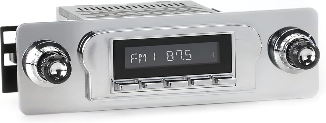 RetroRadio Compatible with 1960-61 Ford Fairlane Features Include Bluetooth, USB, AM/FM HC-M2-122-25-85F2