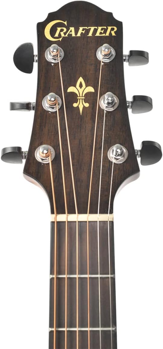 Crafter Guitars HT250-N Silver Series 250 Orchestra Acoustic Guitar with Engelmann Spruce Top, Brown Sunburst